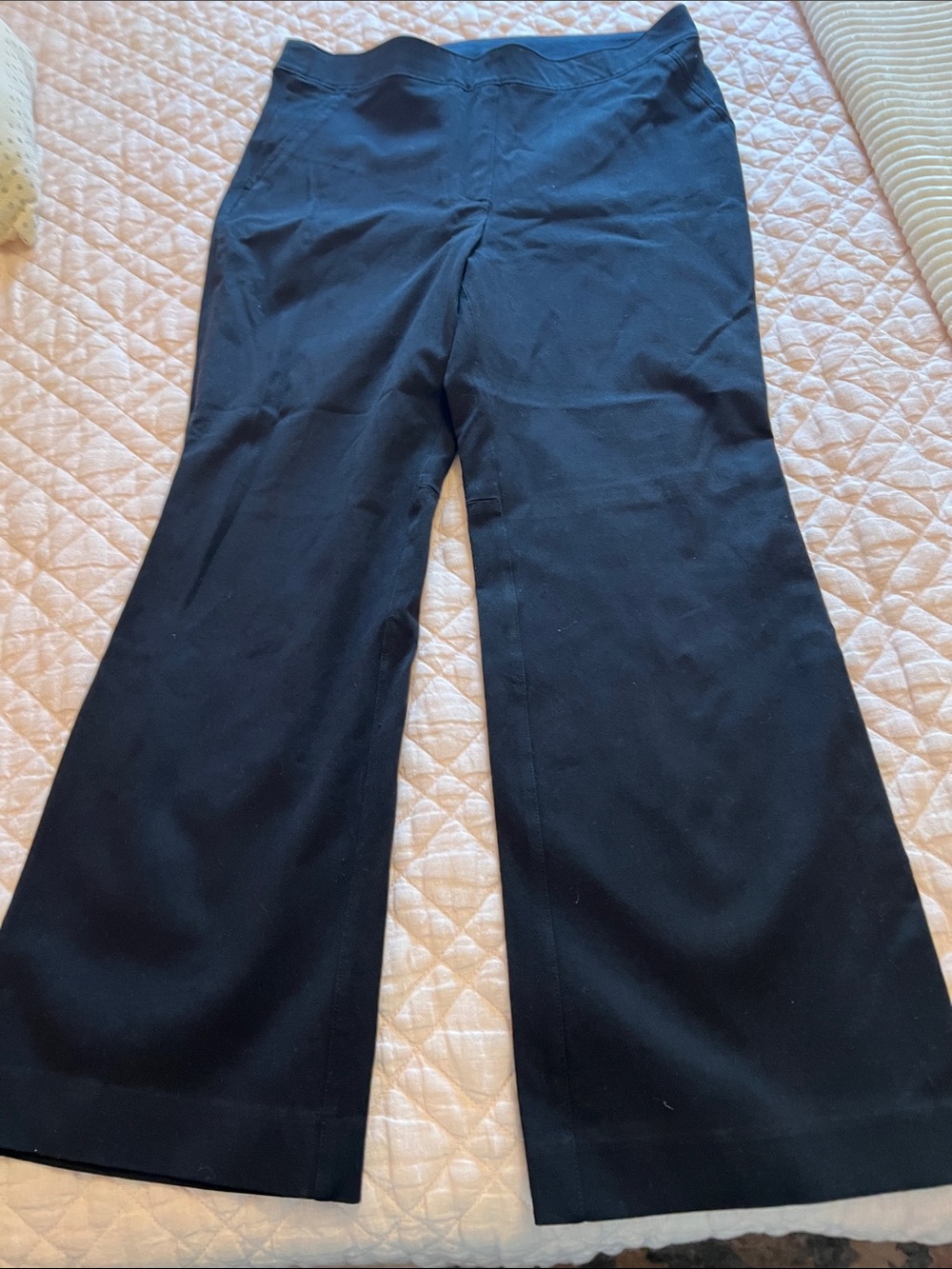 SPANX Black Pants with Logo Tag